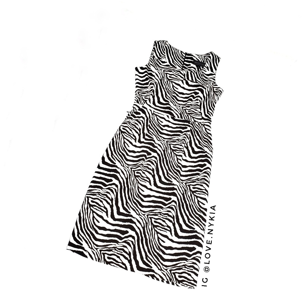 2DAY ONLY 50% OFF Zebra Fitted Pencil Dress
